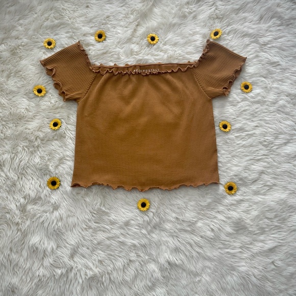 Aeropostale Seamless Off The Shoulder Top - Picture 2 of 2